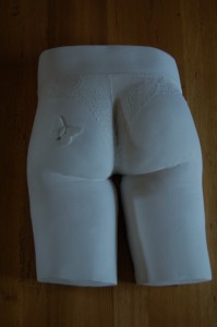 Fesses avec motif papillon